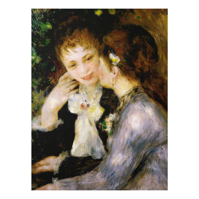 Quadros movimento artístico Impressionismo Auguste Renoir - Confidences