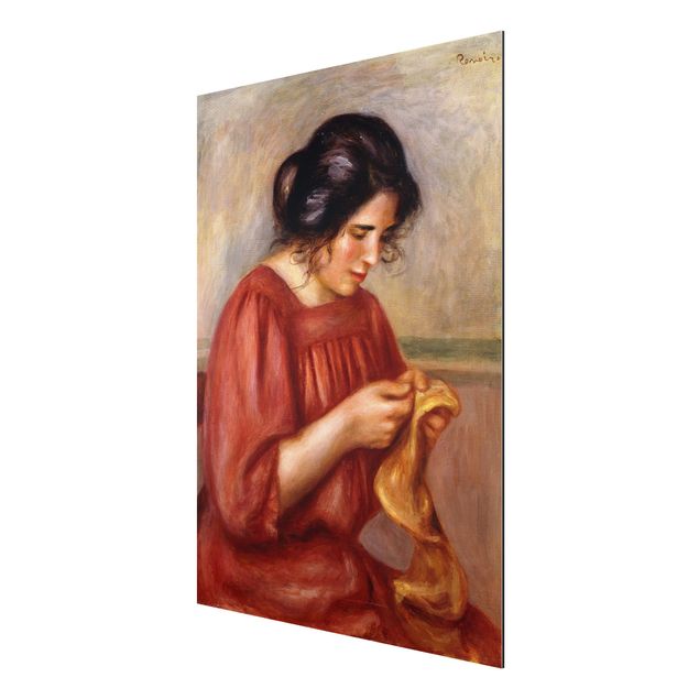 Quadros por movimento artístico Auguste Renoir - Gabrielle darning