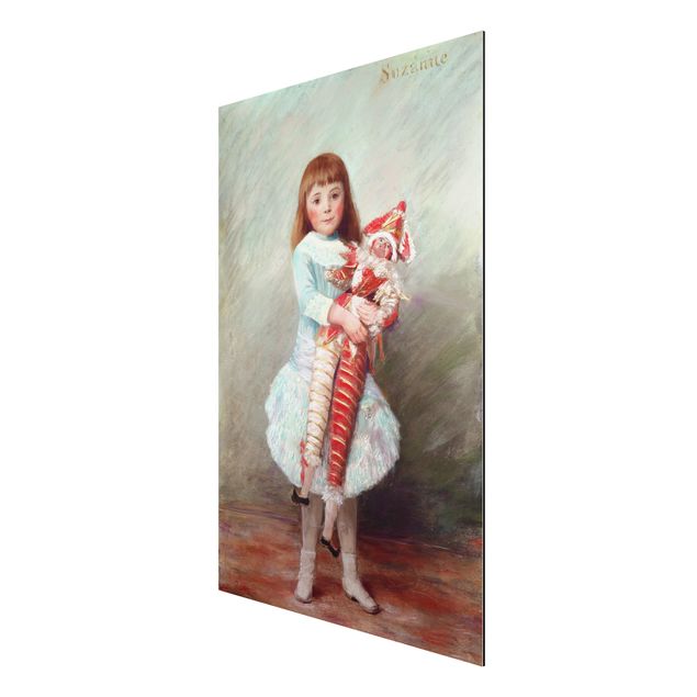 Quadros por movimento artístico Auguste Renoir - Suzanne with Harlequin Puppet