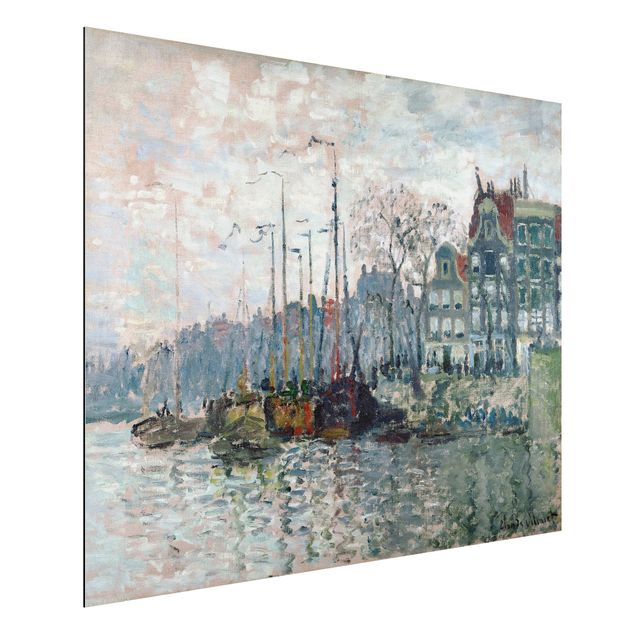decoraçoes cozinha Claude Monet - View Of The Prins Hendrikkade And The Kromme Waal In Amsterdam