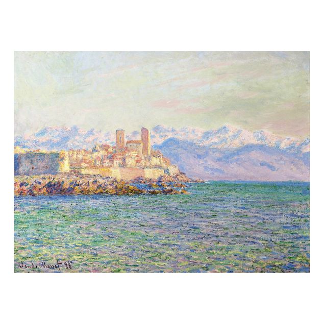 Quadros movimento artístico Impressionismo Claude Monet - Antibes, Le Fort