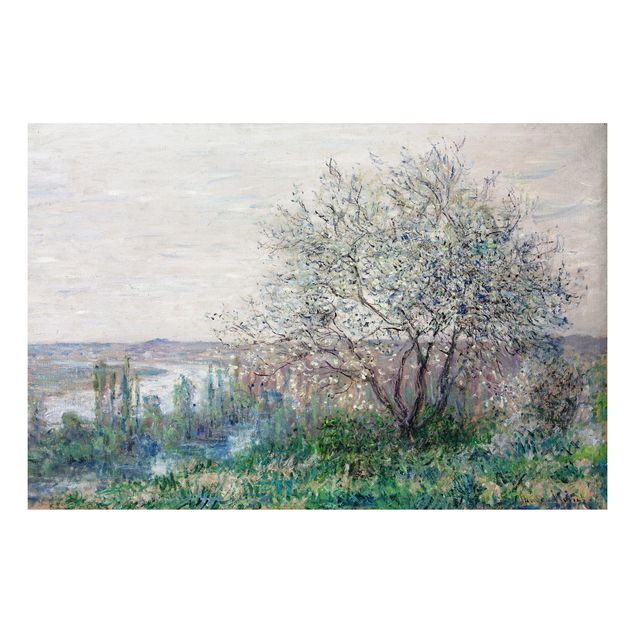 Quadros movimento artístico Impressionismo Claude Monet - Spring in Vétheuil