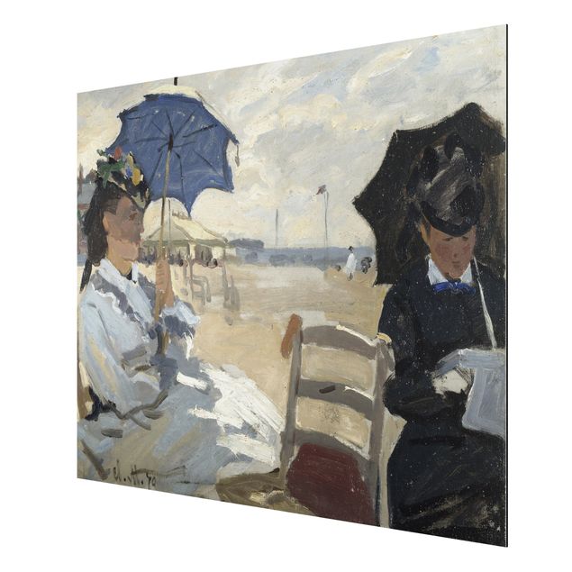 Quadros por movimento artístico Claude Monet - At The Beach Of Trouville