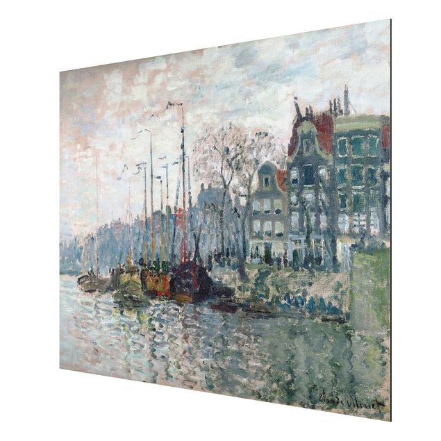 Quadros por movimento artístico Claude Monet - View Of The Prins Hendrikkade And The Kromme Waal In Amsterdam