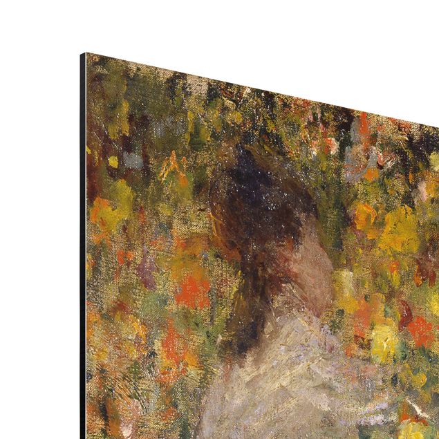 quadro com flores Claude Monet - Two Ladies in the Flower Garden