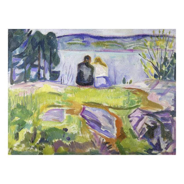 decoraçoes cozinha Edvard Munch - Spring (Love Couple On The Shore)