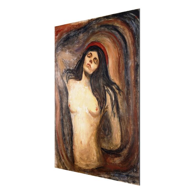 Quadros movimento artístico Pós-impressionismo Edvard Munch - Madonna