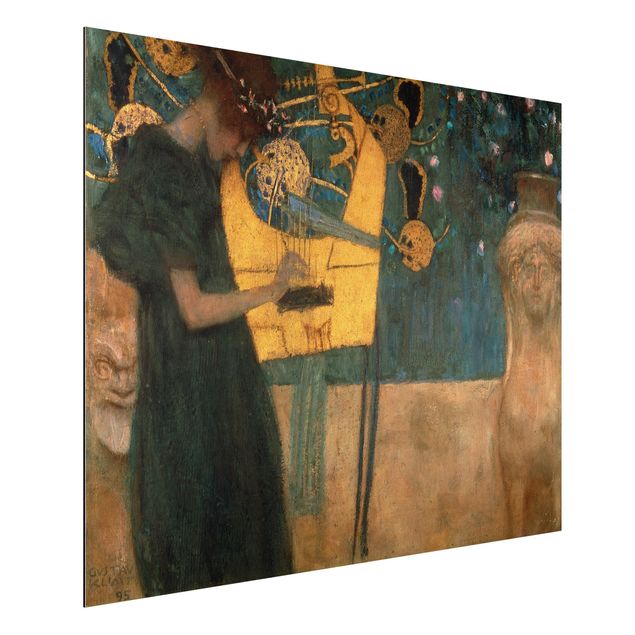 Quadros movimento artístico Art Déco Gustav Klimt - Music
