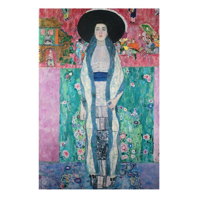 decoraçao para parede de cozinha Gustav Klimt - Portrait Adele Bloch-Bauer II