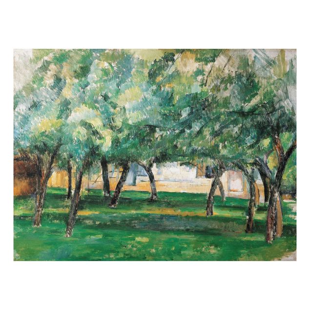 Quadros movimento artístico Impressionismo Paul Cézanne - Farm In Normandy