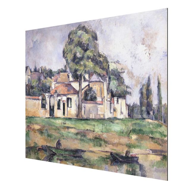 Quadros movimento artístico Pós-impressionismo Paul Cézanne - Banks Of The Marne