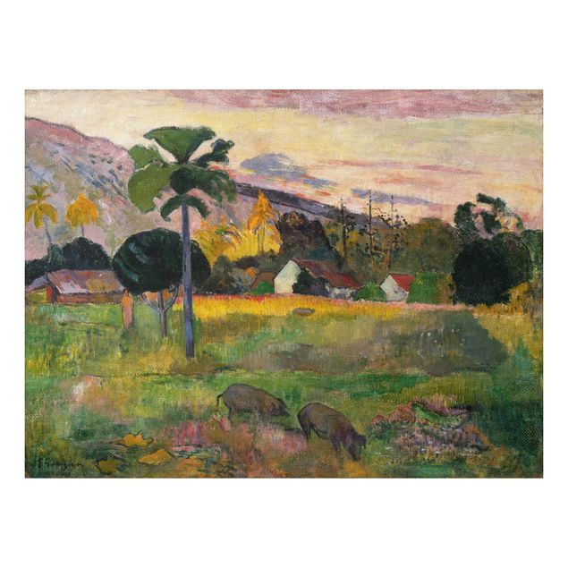 Quadros movimento artístico Impressionismo Paul Gauguin - Haere Mai (Come Here)