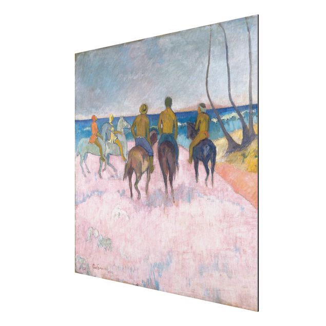 Quadros por movimento artístico Paul Gauguin - Riders On The Beach
