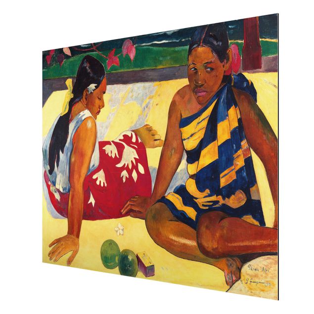 Quadros por movimento artístico Paul Gauguin - Parau Api (Two Women Of Tahiti)