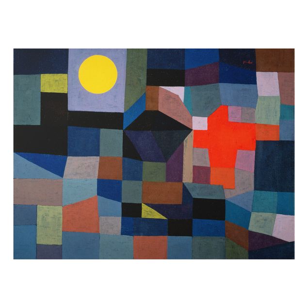 Quadros por movimento artístico Paul Klee - Fire At Full Moon