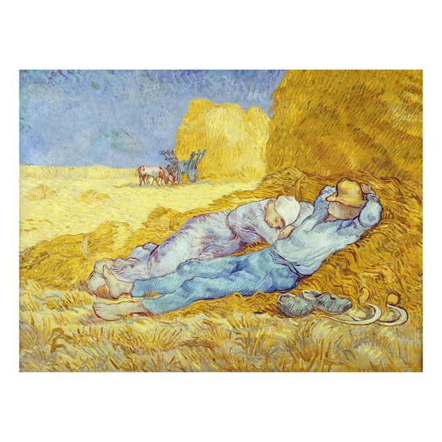 Quadros movimento artístico Impressionismo Vincent Van Gogh - The Napping
