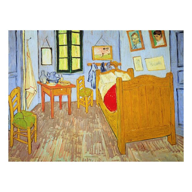 Quadros movimento artístico Impressionismo Vincent Van Gogh - Bedroom In Arles