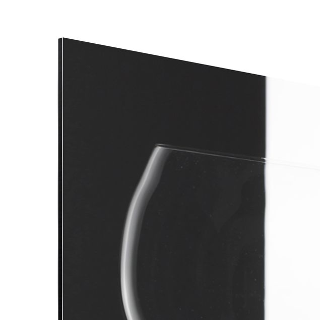 quadros para parede Wine Glasses Black & White