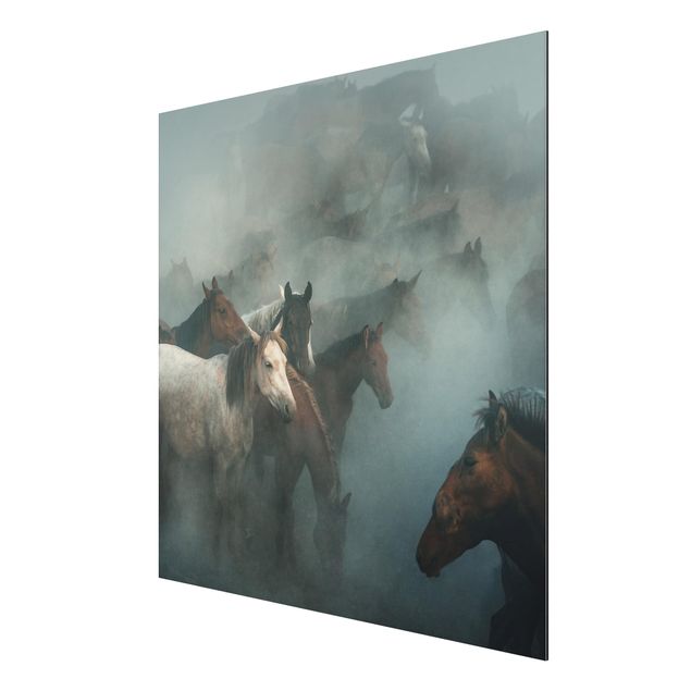 quadros modernos para quarto de casal Wild Horses
