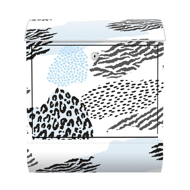 Caixas de correio em branco Animal Print Zebra Tiger Leopard The Arctic