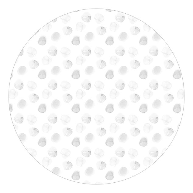 papel de parede para quarto de casal moderno Watercolour Dots Grey