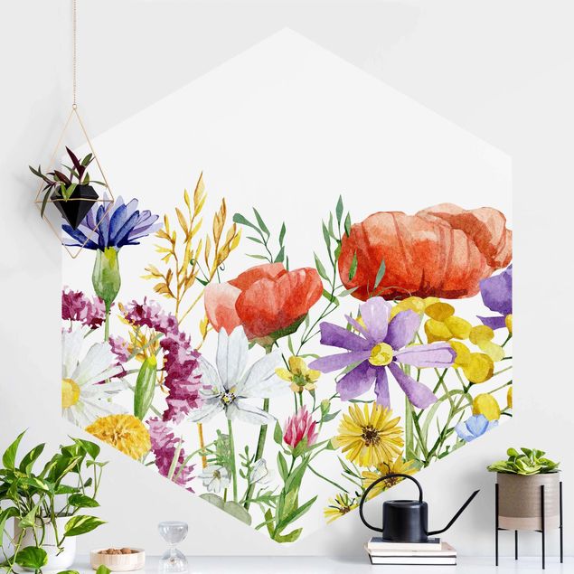 decoraçoes cozinha Watercolour Flowers