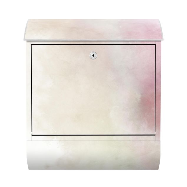 caixa de correio para muro Watercolour Symbiosis Sand Purple