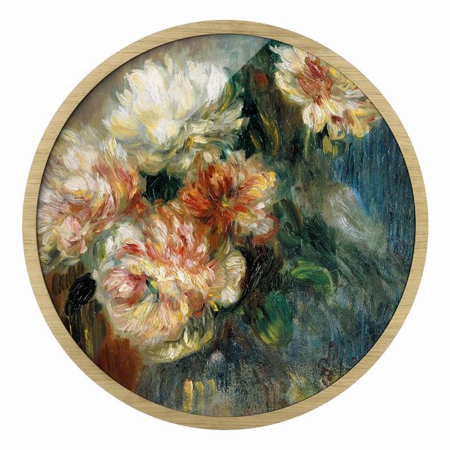 Quadros florais Auguste Renoir - Vase Of Peonies