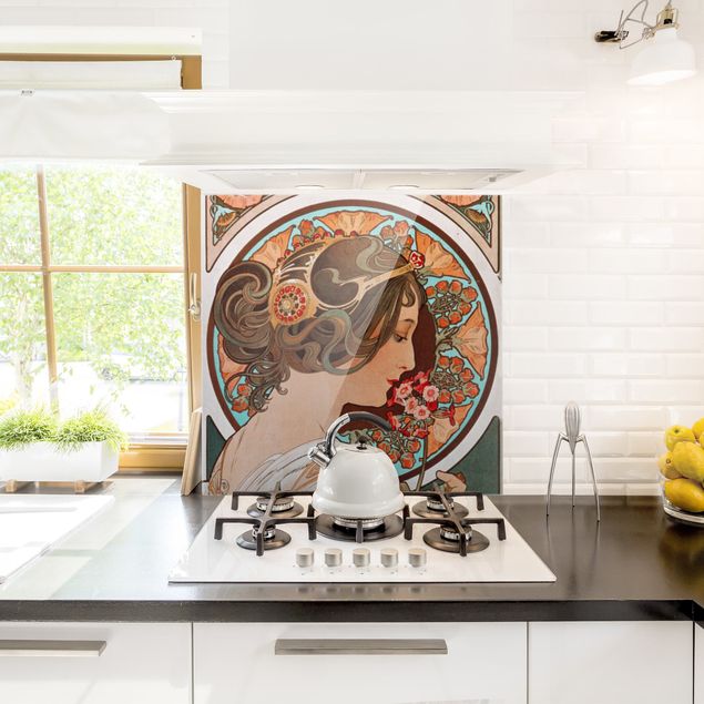 decoraçoes cozinha Alfons Mucha - Primrose