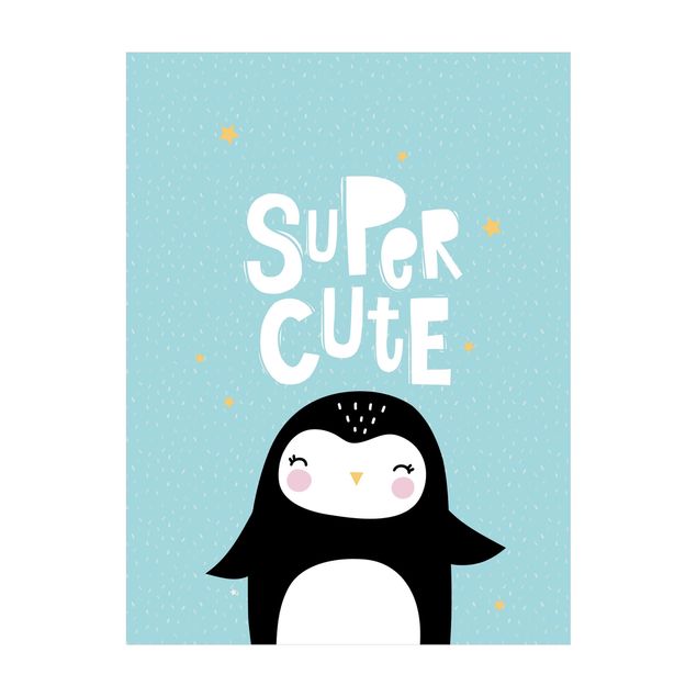 Tapete pequeno Super Cute Penguin