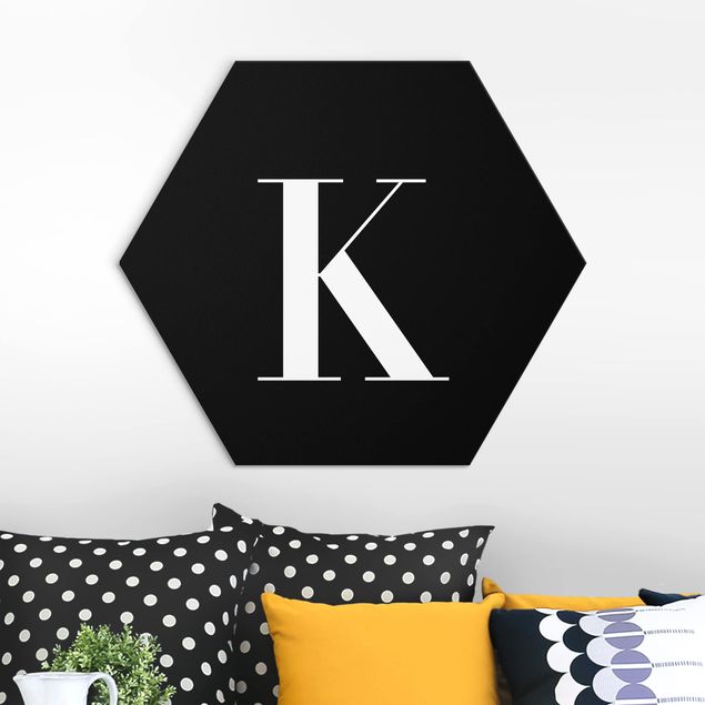 decoraçoes cozinha Letter Serif Black K
