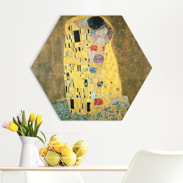 Quadros movimento artístico Art Déco Gustav Klimt - The Kiss