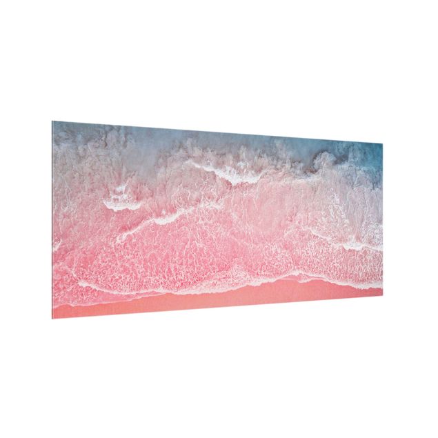 Painel anti-salpicos de cozinha Ocean In Pink