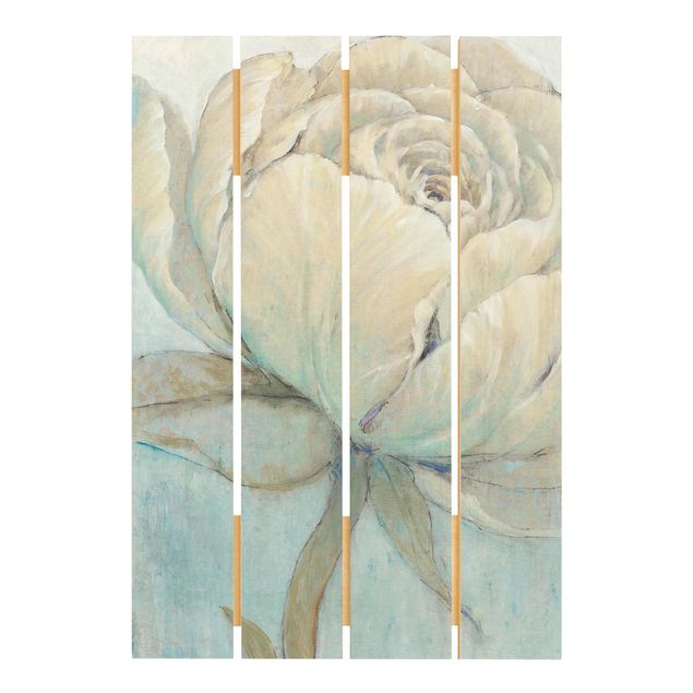 quadros em madeira para decoração English Rose Pastel