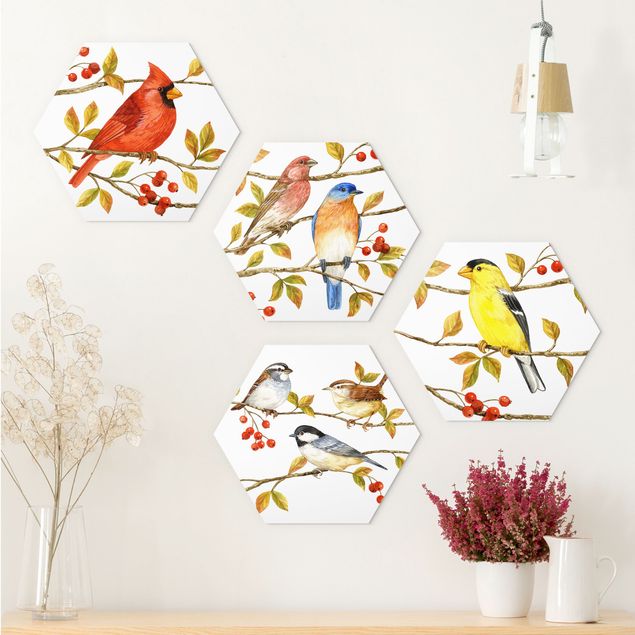 decoraçoes cozinha Birds And Berries Set II