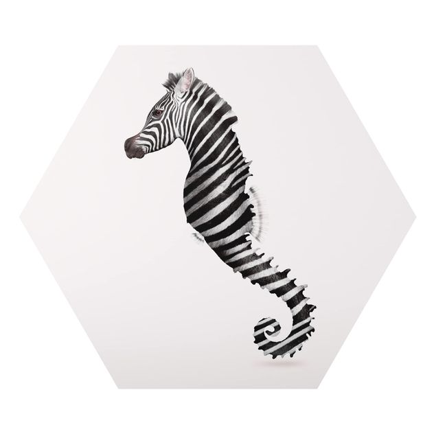 Quadros famosos Seahorse With Zebra Stripes