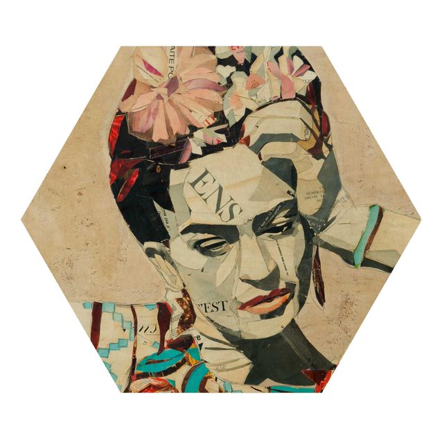 réplicas de quadros famosos Frida Kahlo - Collage No.1