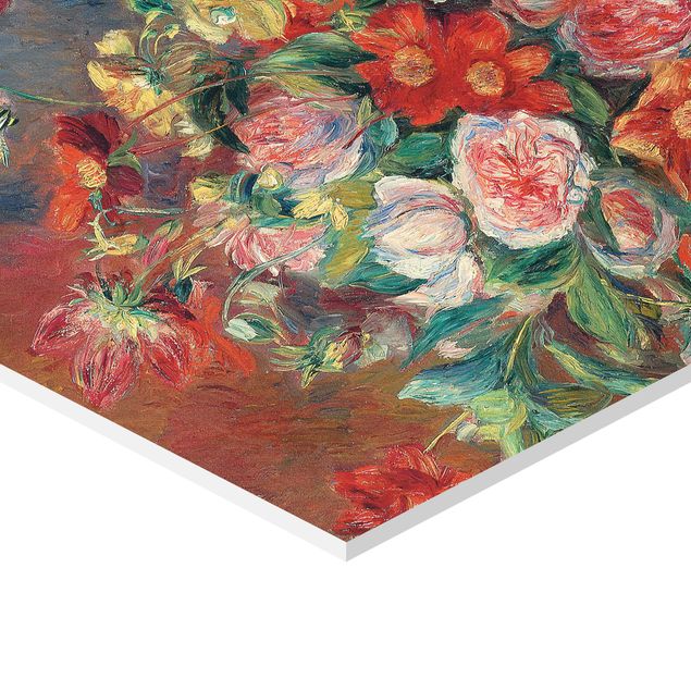 Quadros vermelhos Auguste Renoir - Flower vase