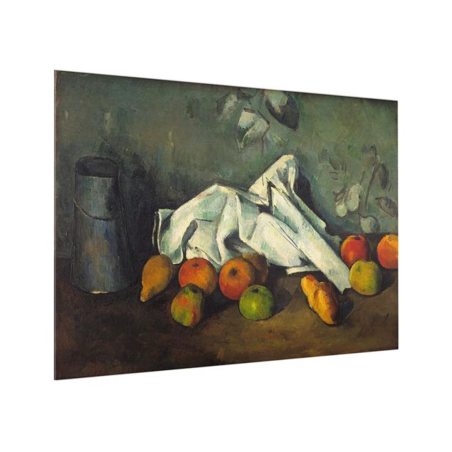 Quadros movimento artístico Pós-impressionismo Paul Cézanne - Milk Can And Apples