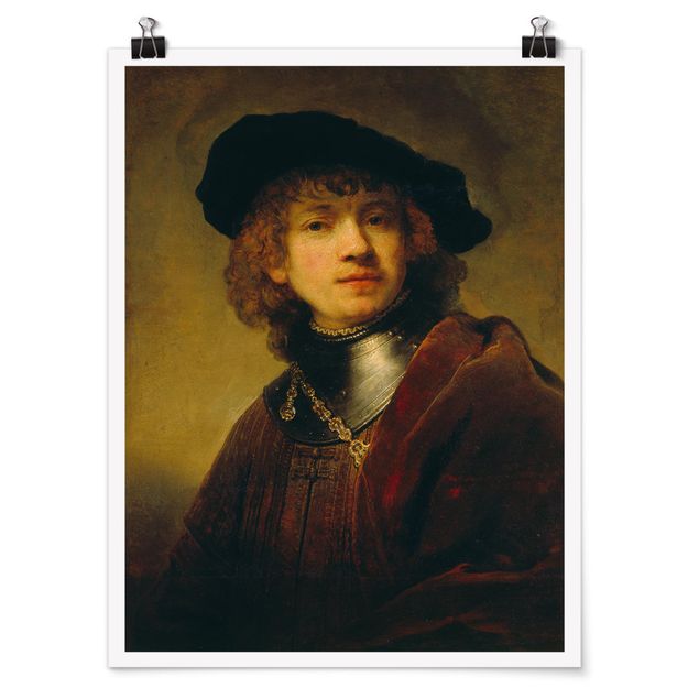Posters quadros famosos Rembrandt van Rijn - Self-Portrait