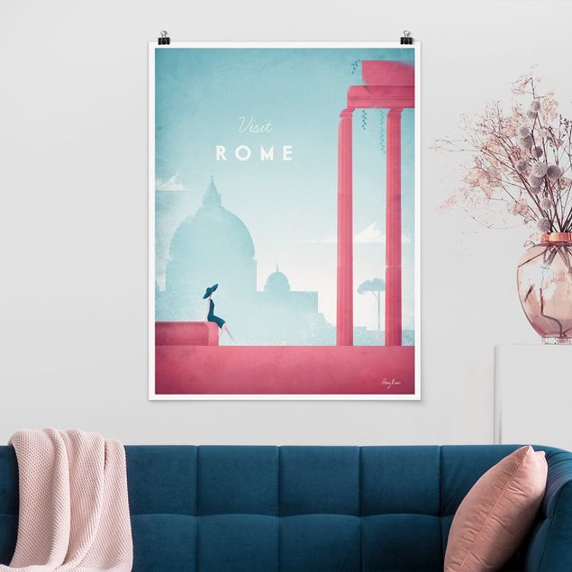 decoraçoes cozinha Travel Poster - Rome