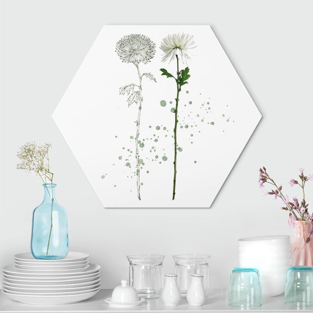 decoraçoes cozinha Botanical Watercolour - Dandelion