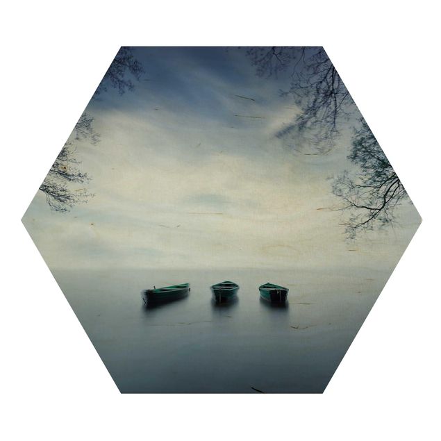 Quadros hexagonais Calmness On The Lake