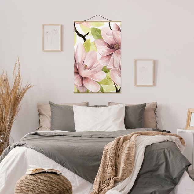 quadro com flores Magnolia Blushing II