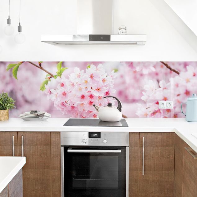 Backsplash de cozinha flores Japanese Cherry Blossoms