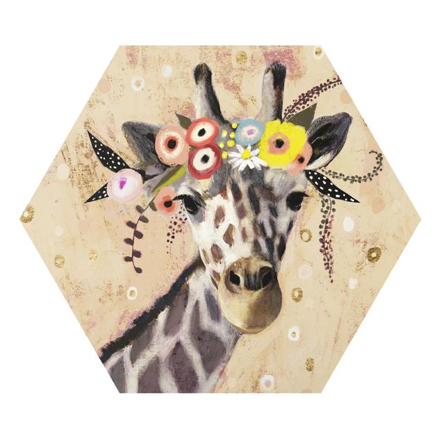 Quadros forex Klimt Giraffe
