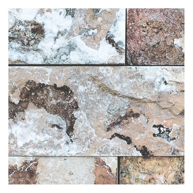 Películas autocolantes Natural Marble Stone Wall