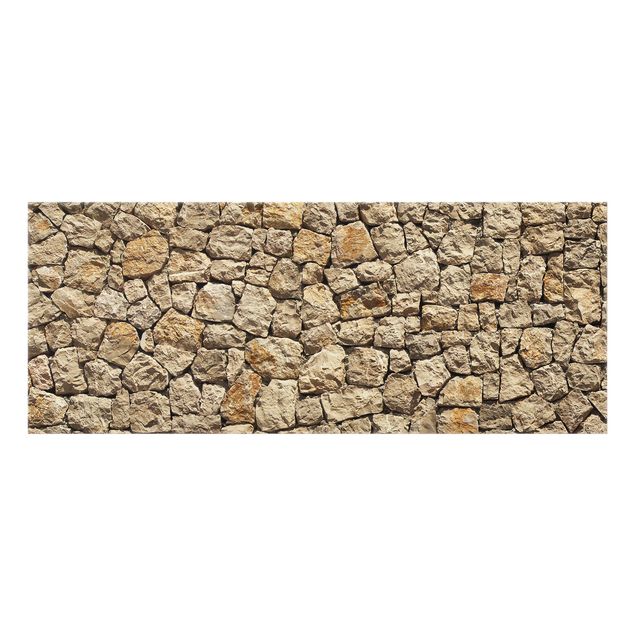 Painel antisalpicos Old Wall Of Paving Stone