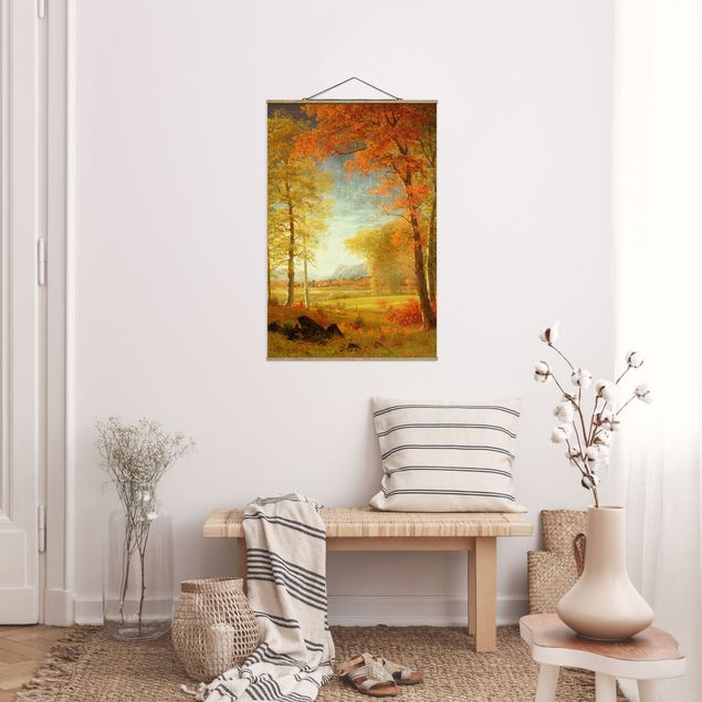Quadros Nova Iorque Albert Bierstadt - Autumn In Oneida County, New York
