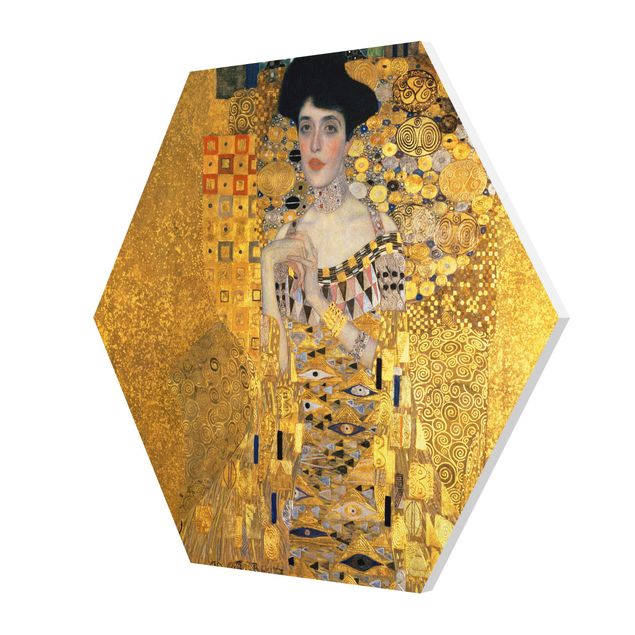 quadros decorativos para sala modernos Gustav Klimt - Portrait Of Adele Bloch-Bauer I
